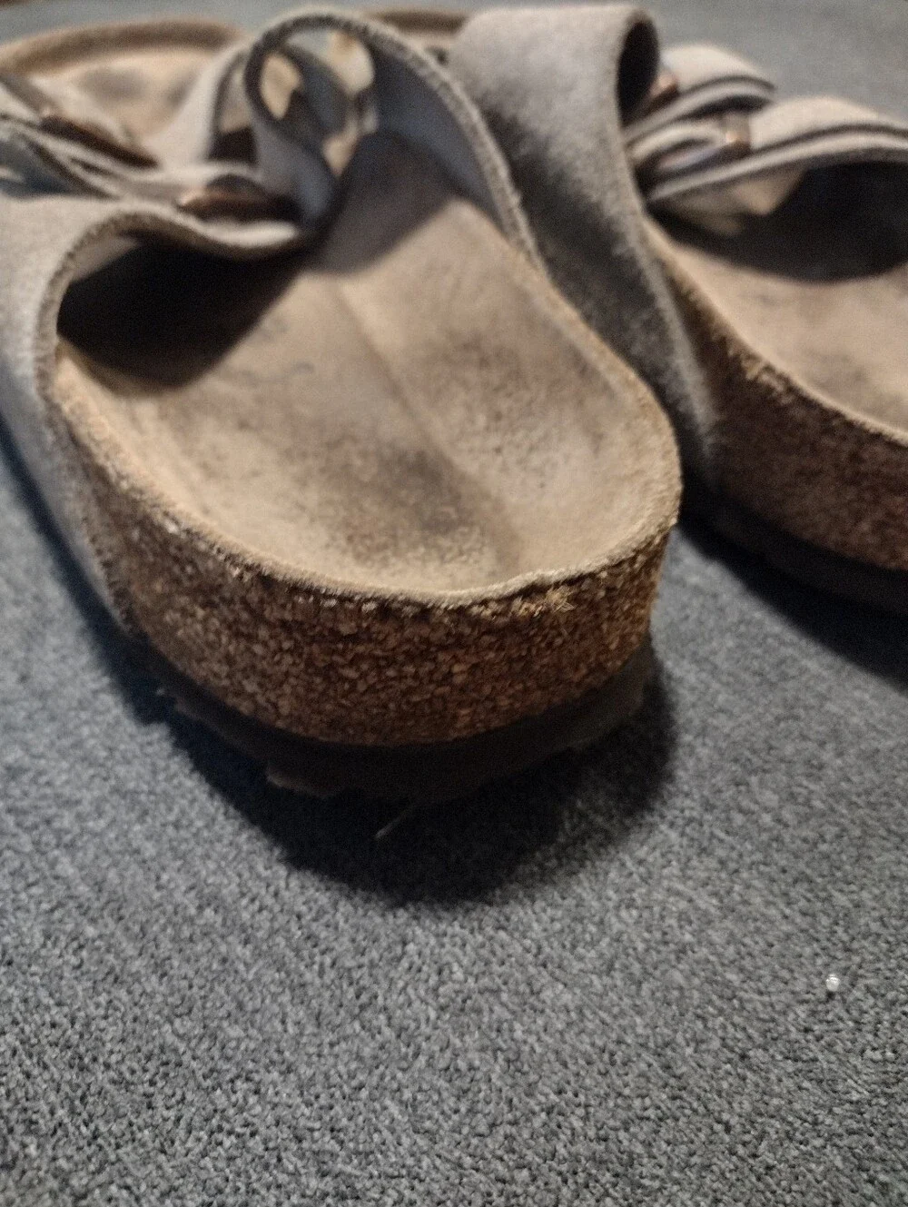 Birkenstock Arizona Suede Sandals – Tan / Taupe – Size 43
